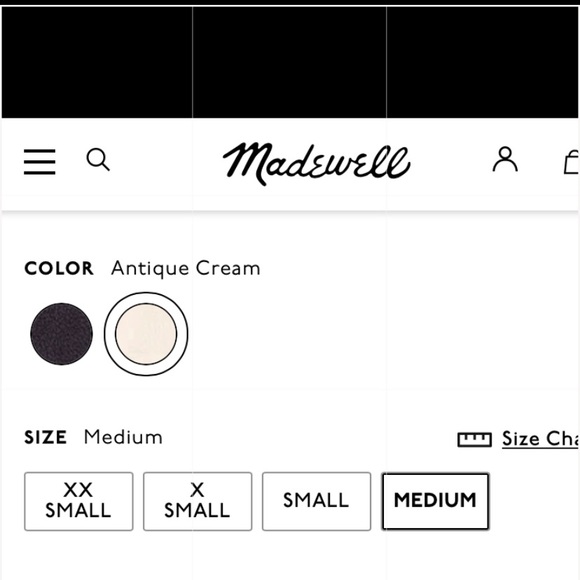 Madewell Fleece Hoodie Sweatshirt. New without tags! Cream Cotton pullover. - Picture 3 of 16